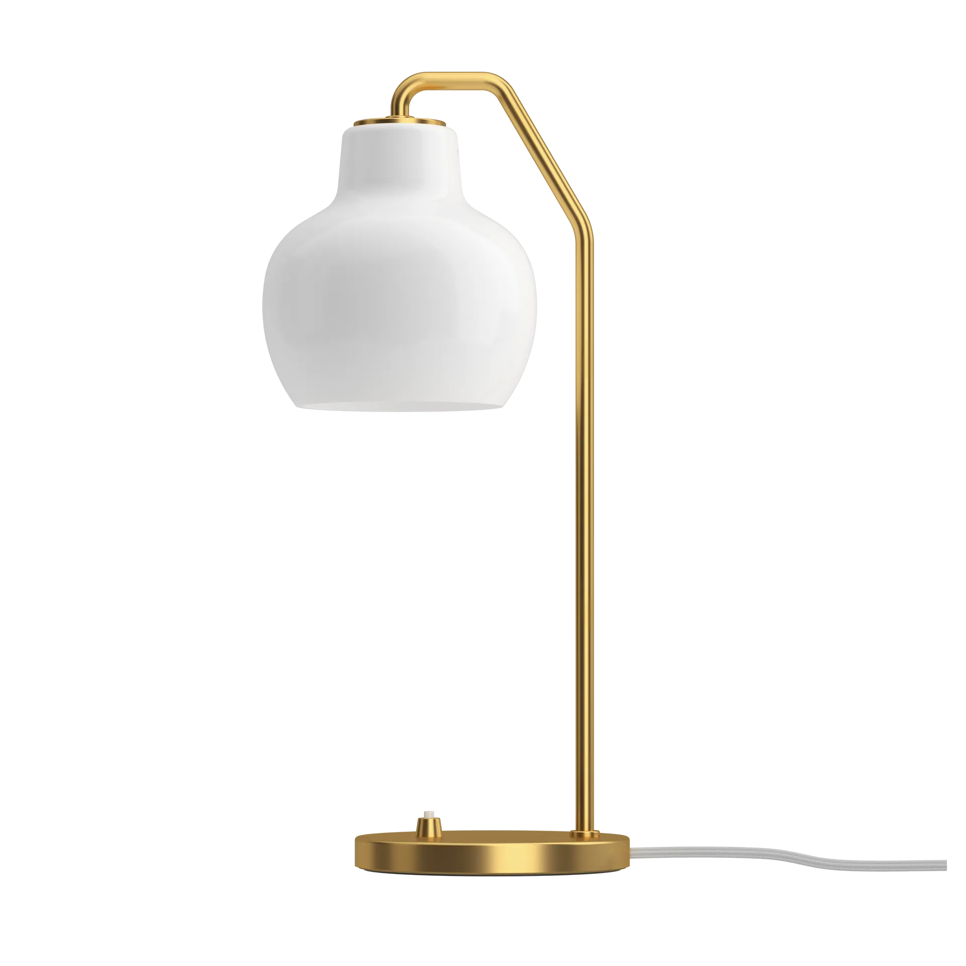 Lámpara de mesa VL Ring Crown Ø15 cm, Latón-opalglas Louis Poulsen
