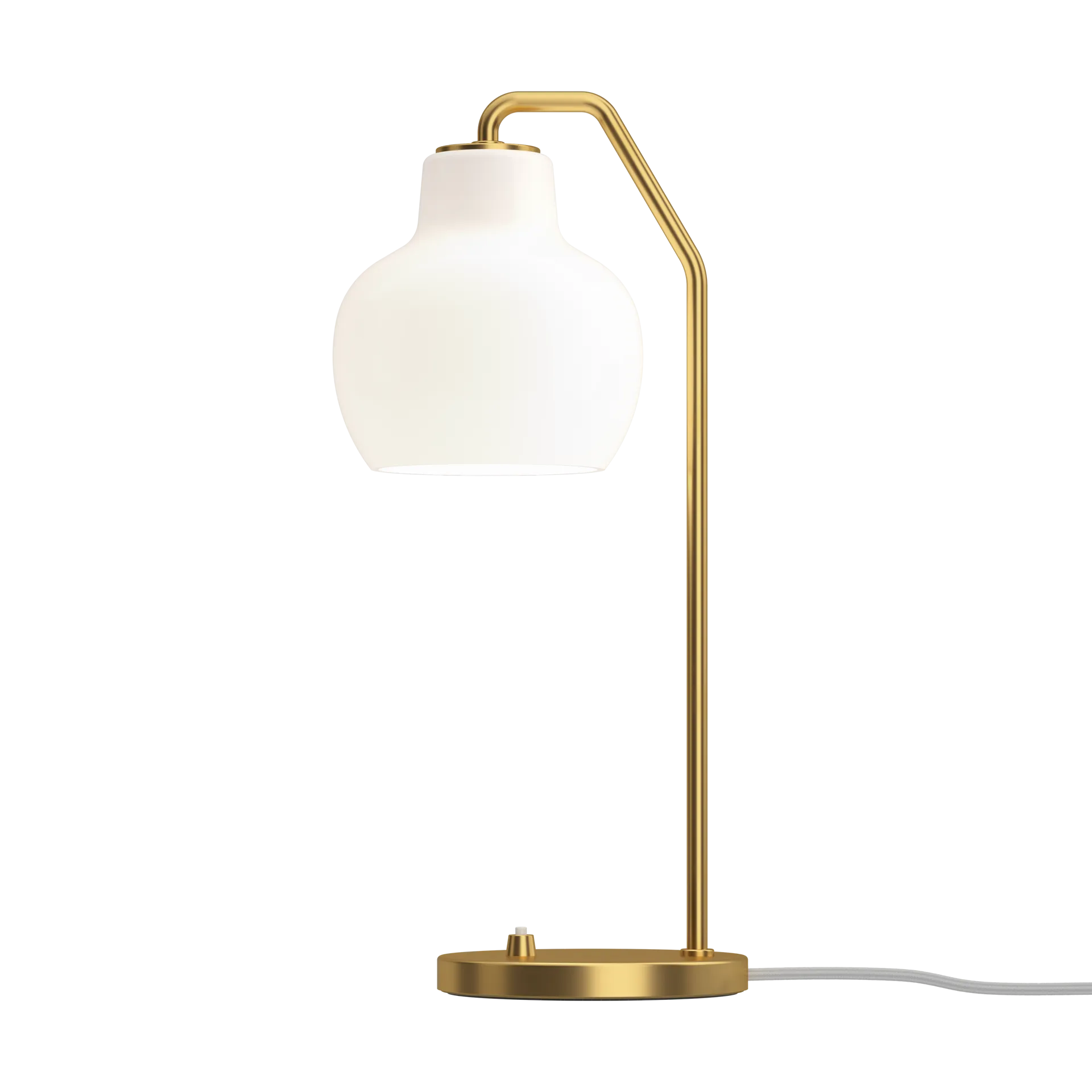 Lámpara de mesa VL Ring Crown Ø15 cm, Latón-opalglas Louis Poulsen