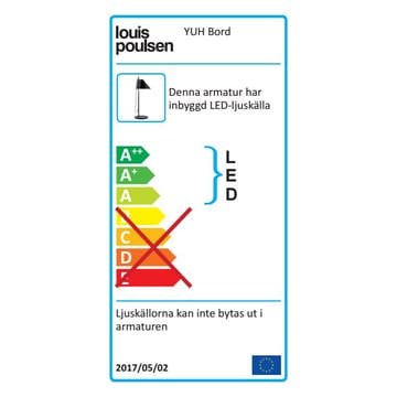 Lámpara de mesa Yuh - Blanco-latón - Louis Poulsen
