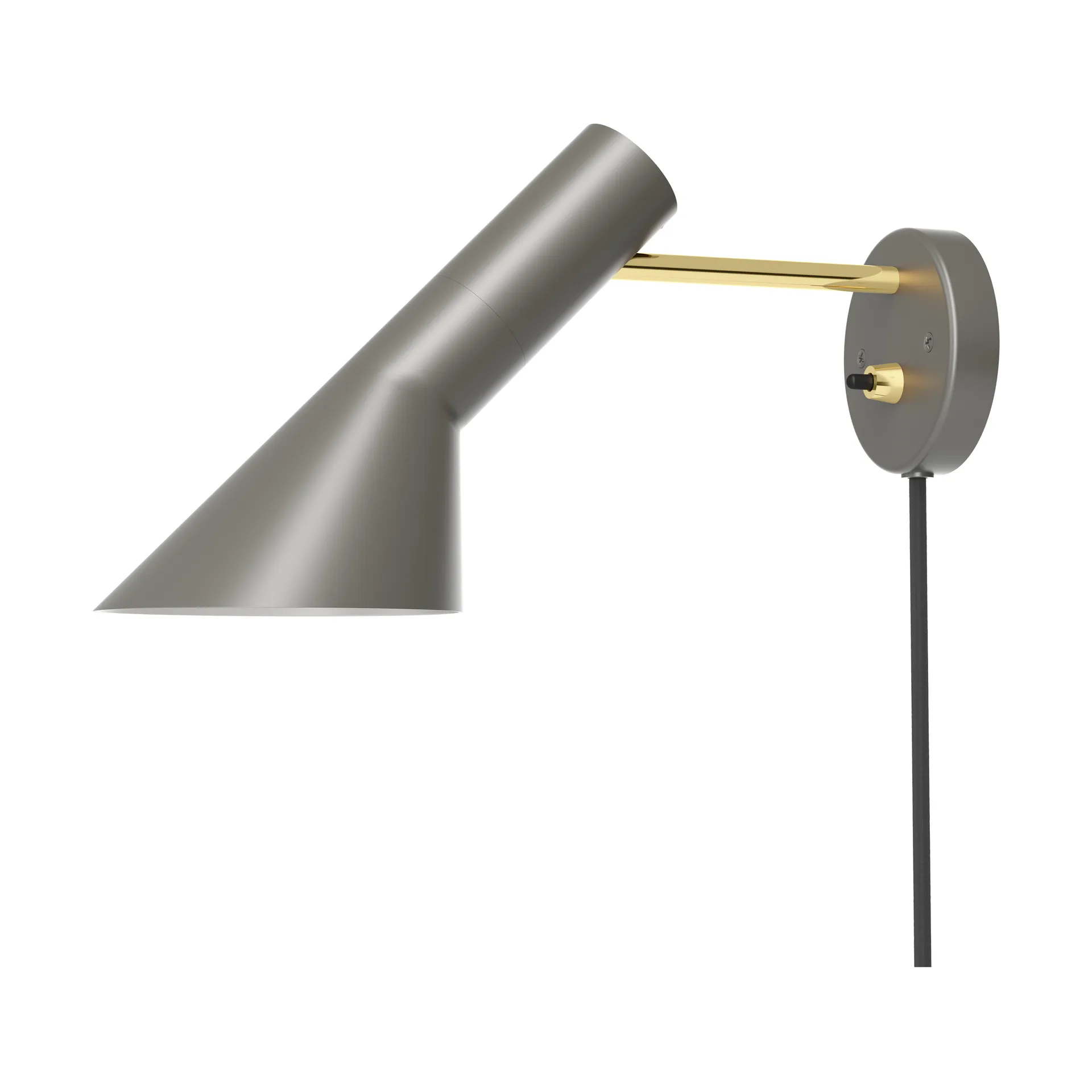 Lámpara de pared AJ, Brass-warm grey Louis Poulsen