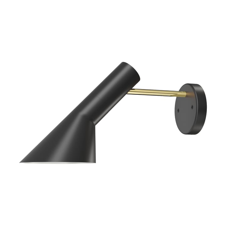 Lámpara de pared AJ instalación fija sin interruptor - Brass-black - Louis Poulsen