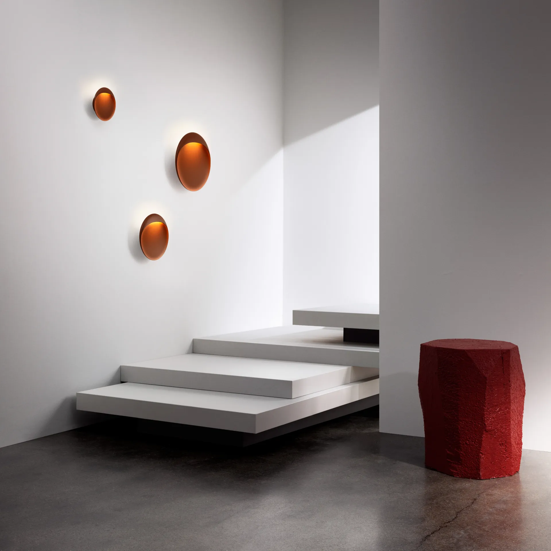 Lámpara de pared Flindt Ø20 cm, Corten Louis Poulsen