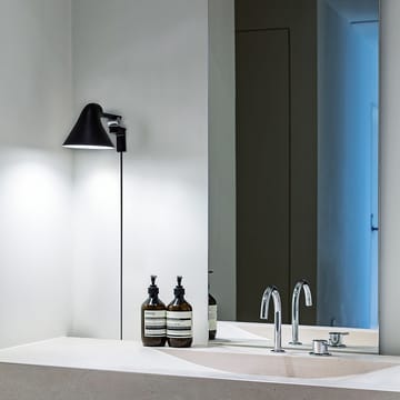 Lámpara de pared NJP - Blanco, brazo corto, LED, 3000k - Louis Poulsen