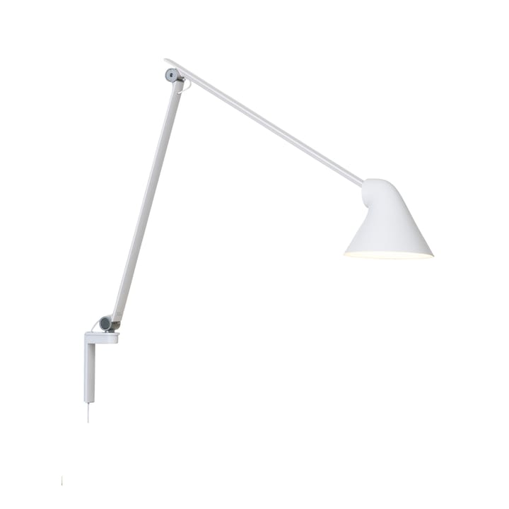 Lámpara de pared NJP - Blanco, brazo largo, LED, 3000k - Louis Poulsen