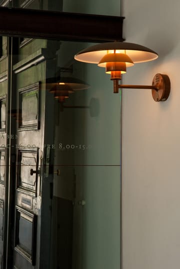 Lámpara de pared PH - Brushed copper - Louis Poulsen