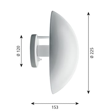 Lámpara de pared PH Hat Ø22,5 cm - Blanco - Louis Poulsen