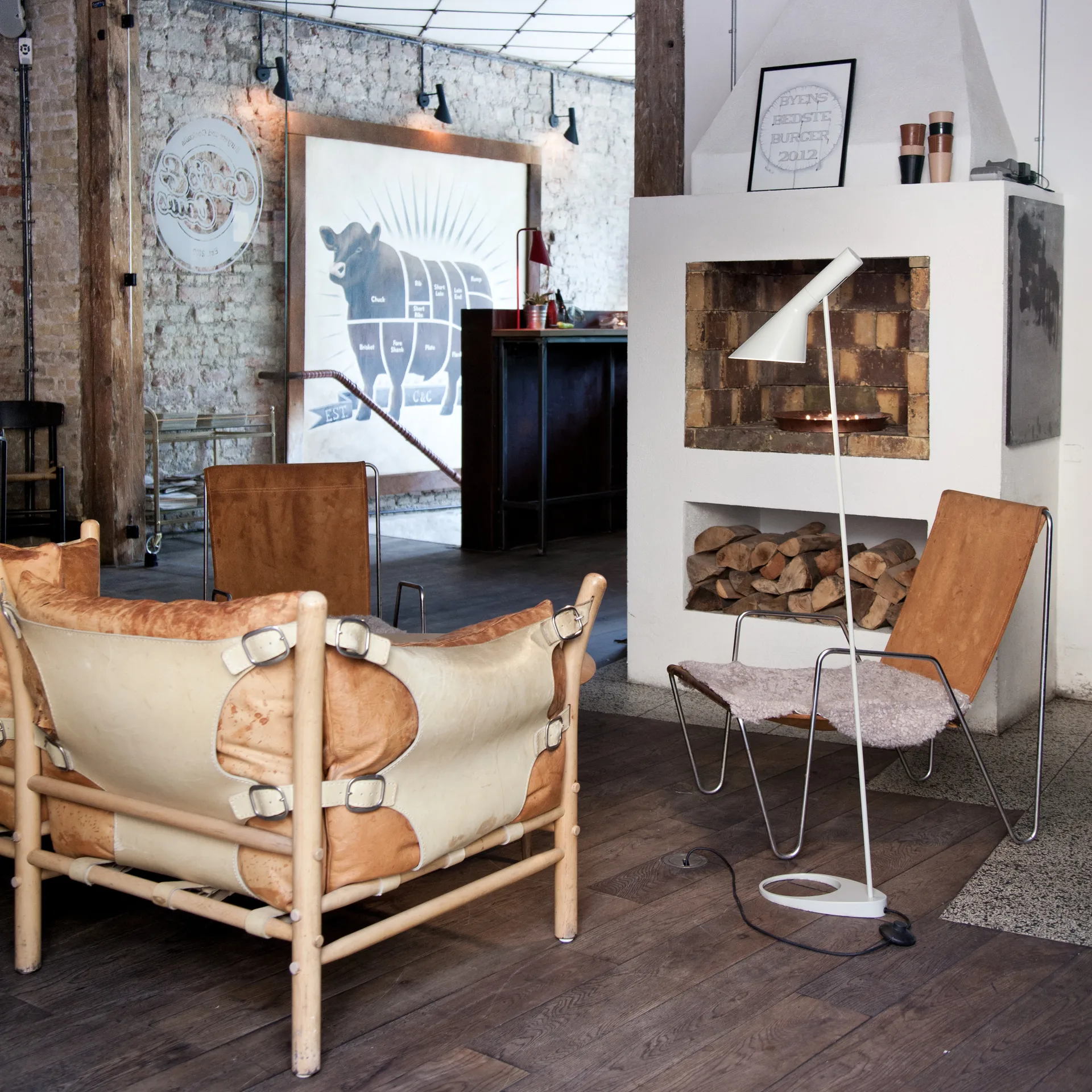 Lámpara de pie AJ, Blanco Louis Poulsen