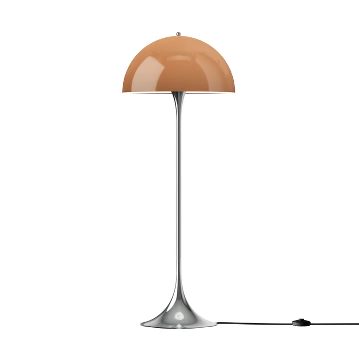 Lámpara de pie Panthella 500 - Original opal brown - Louis Poulsen