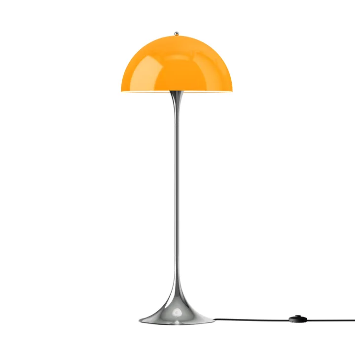 Lámpara de pie Panthella 500 - Original opal orange - Louis Poulsen