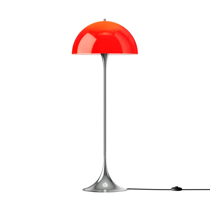 Lámpara de pie Panthella 500 - Original opal red - Louis Poulsen