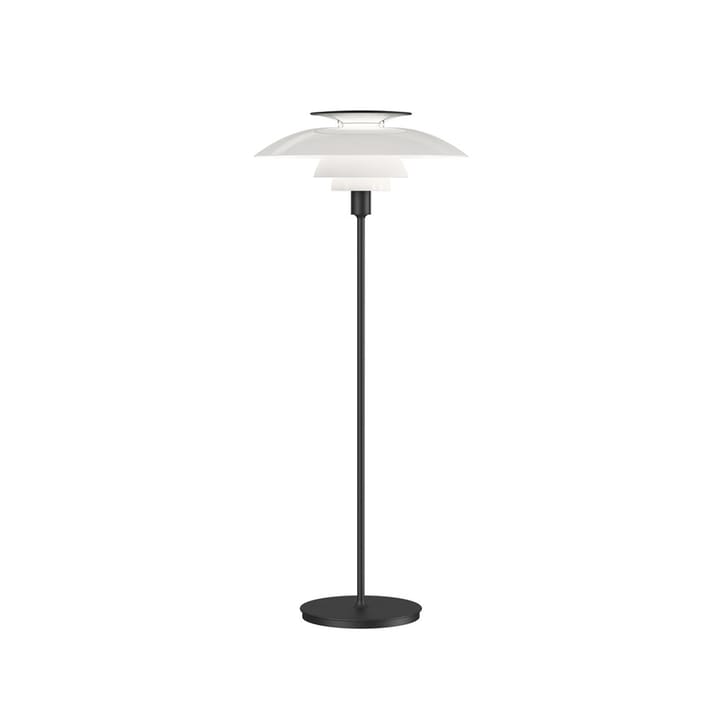 Lámpara de pie PH 80 - Negro-acrílico opal blanco - Louis Poulsen