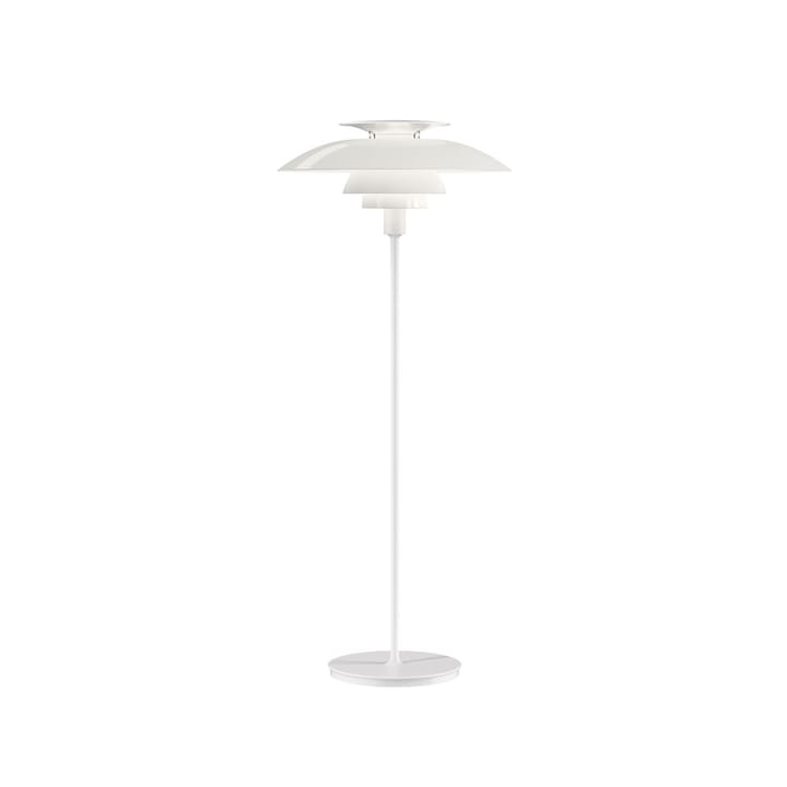 Lámpara de pie PH 80 regulable - Blanco-vidrio opal blanco - Louis Poulsen