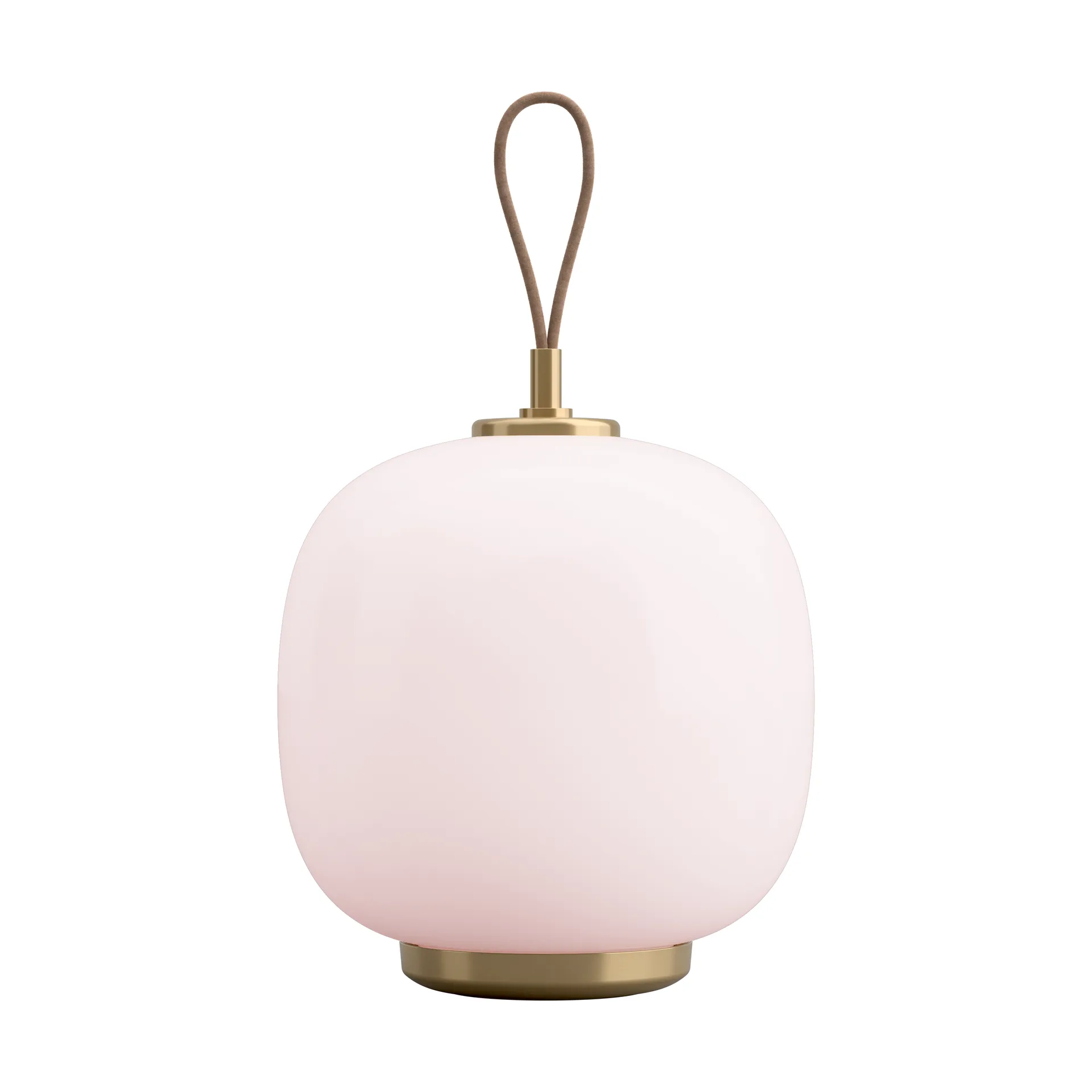 Lámpara portátil VL45 Radiohus Ø17,5 cm, Brass-pale rose glass Louis Poulsen