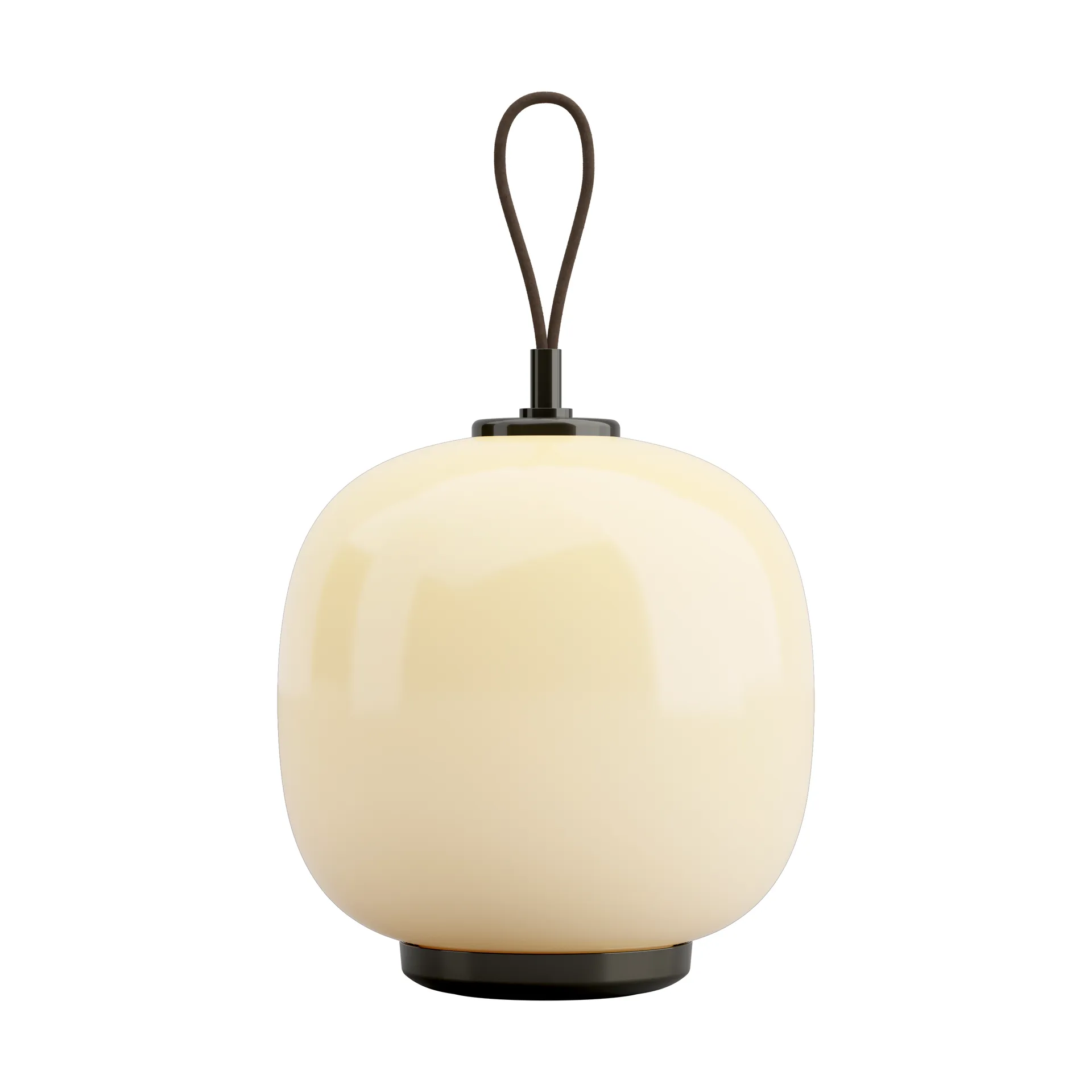 Lámpara portátil VL45 Radiohus Ø17,5 cm, Brass-pale yellow glass Louis Poulsen