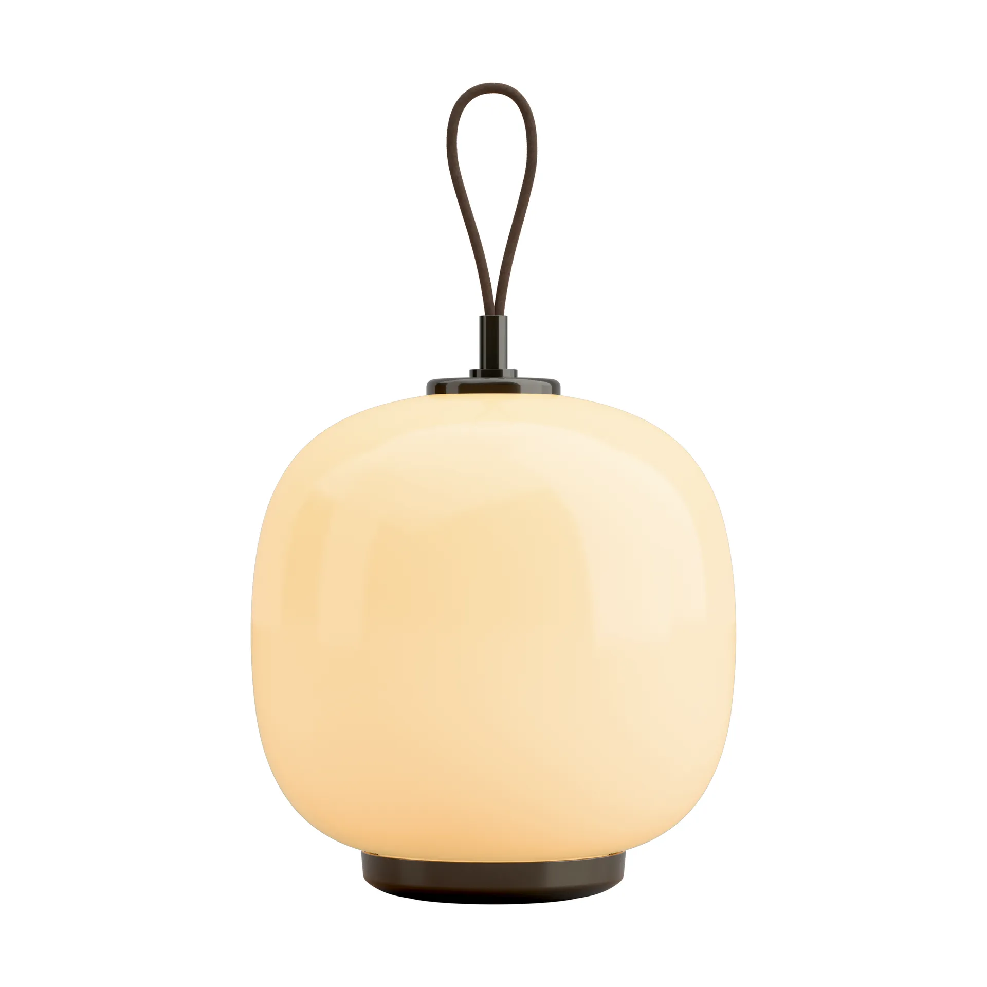 Lámpara portátil VL45 Radiohus Ø17,5 cm, Brass-pale yellow glass Louis Poulsen
