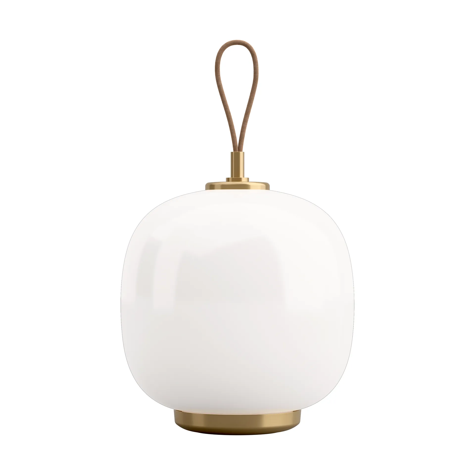Lámpara portátil VL45 Radiohus Ø17,5 cm, Brass-white opal glass Louis Poulsen