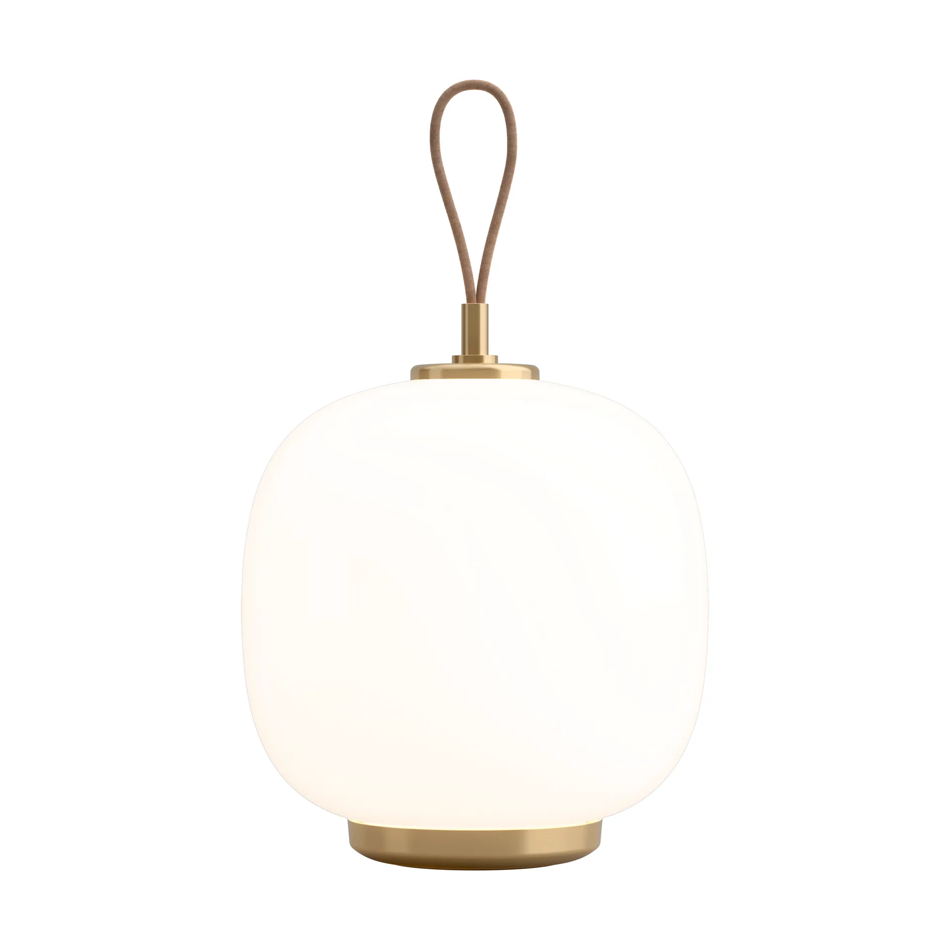 Lámpara portátil VL45 Radiohus Ø17,5 cm, Brass-white opal glass Louis Poulsen