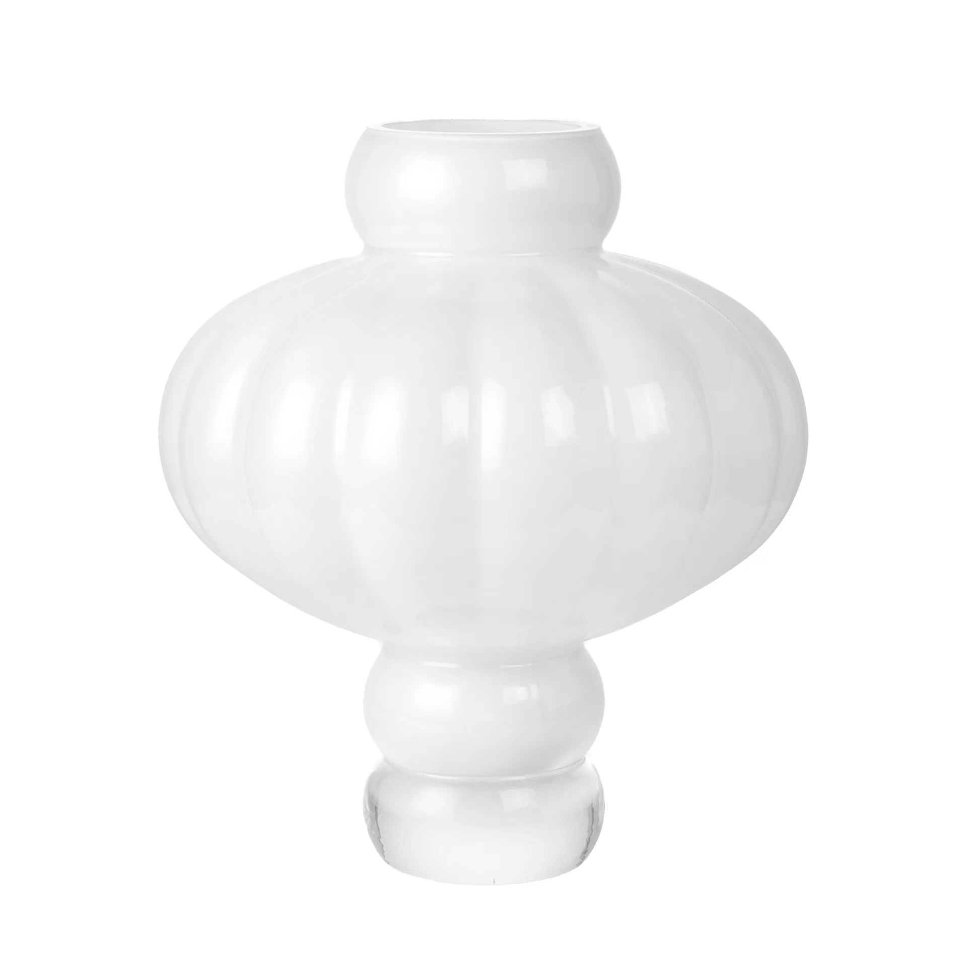 Jarrón Balloon 08, 30 cm, Opal White Louise Roe