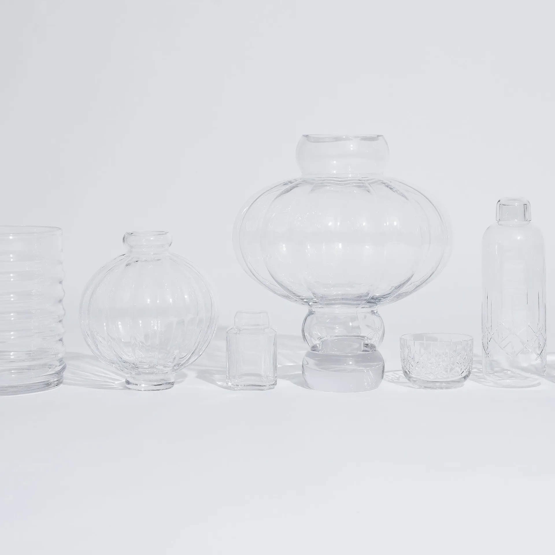 Jarrón Balloon 25 cm, transparente Louise Roe