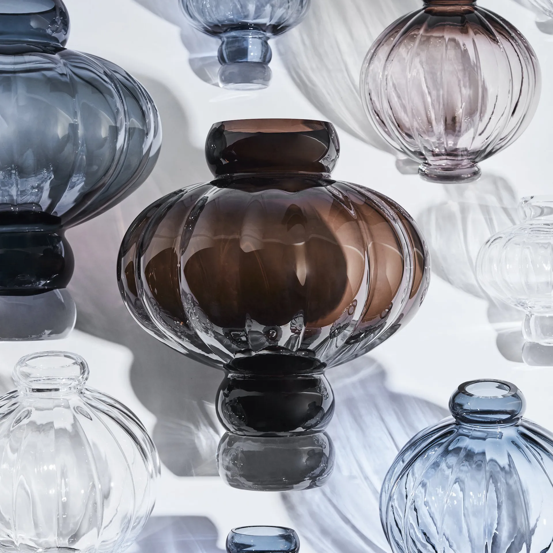 Jarrón Balloon 25 cm, transparente Louise Roe