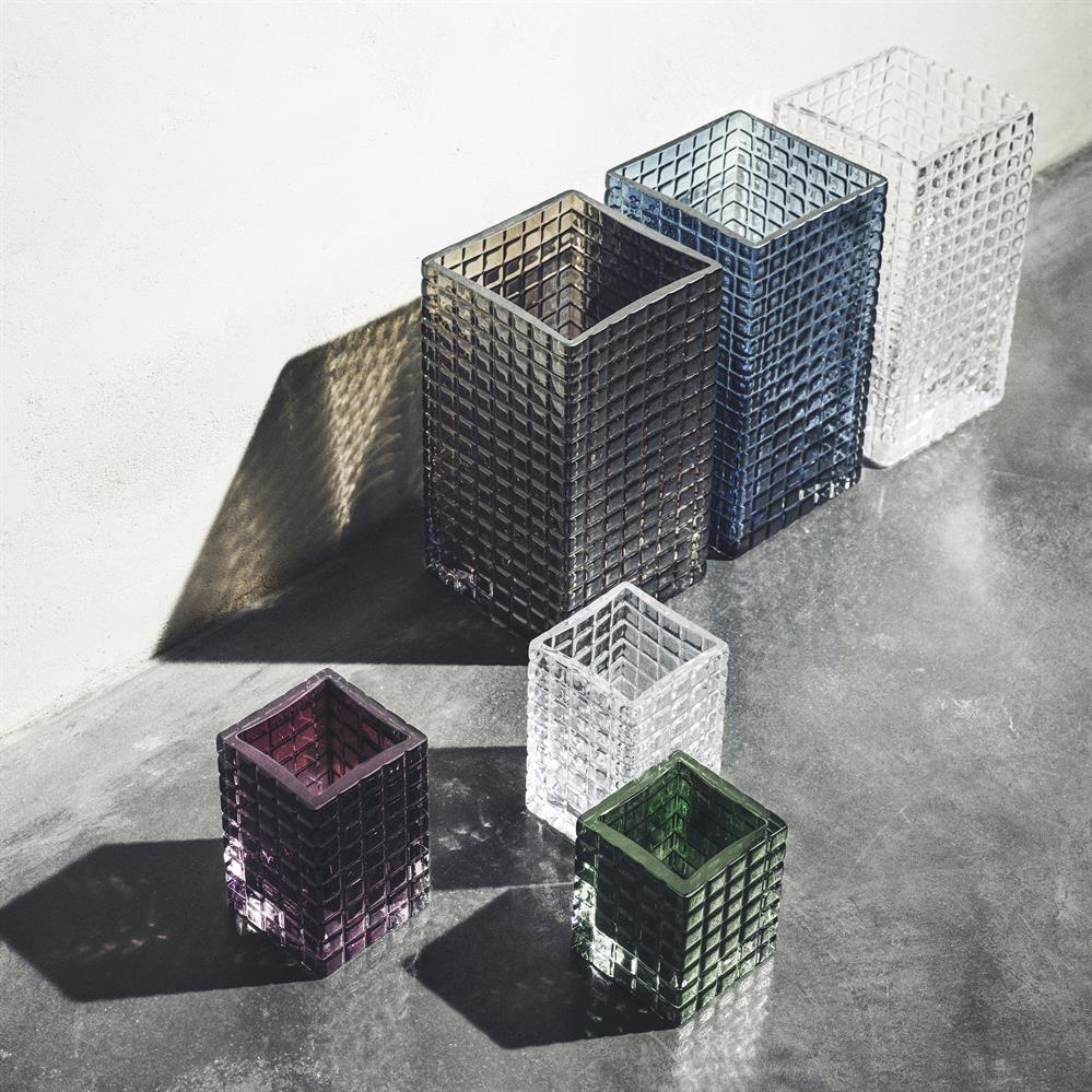 Jarrón City Hurricane, Azul Louise Roe