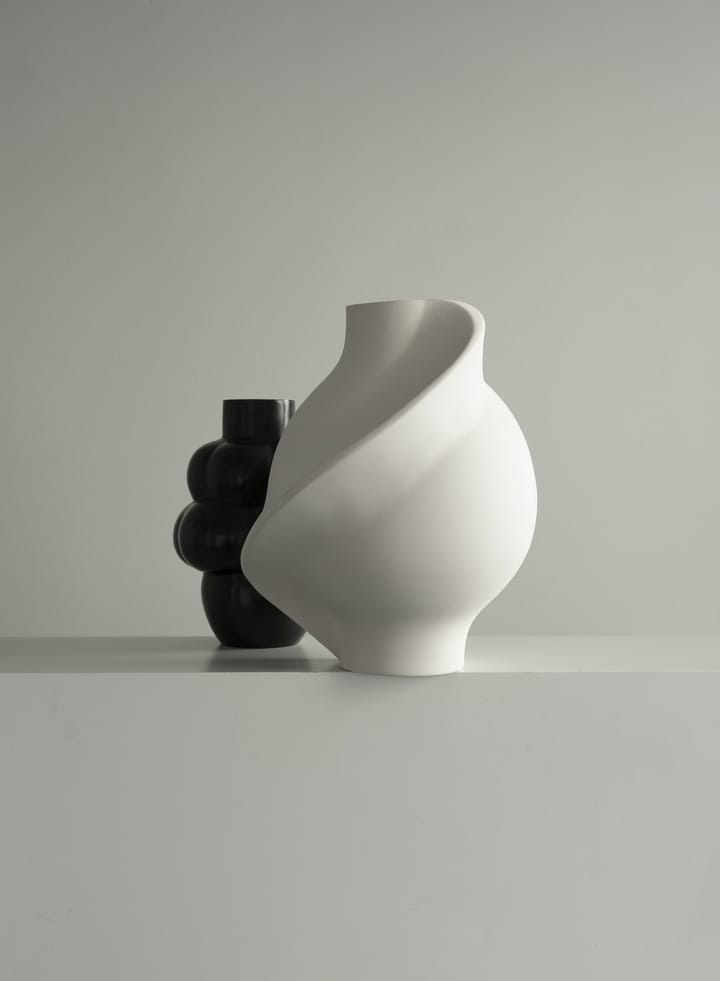 Jarrón Pirout 02 42 cm, Raw White Louise Roe