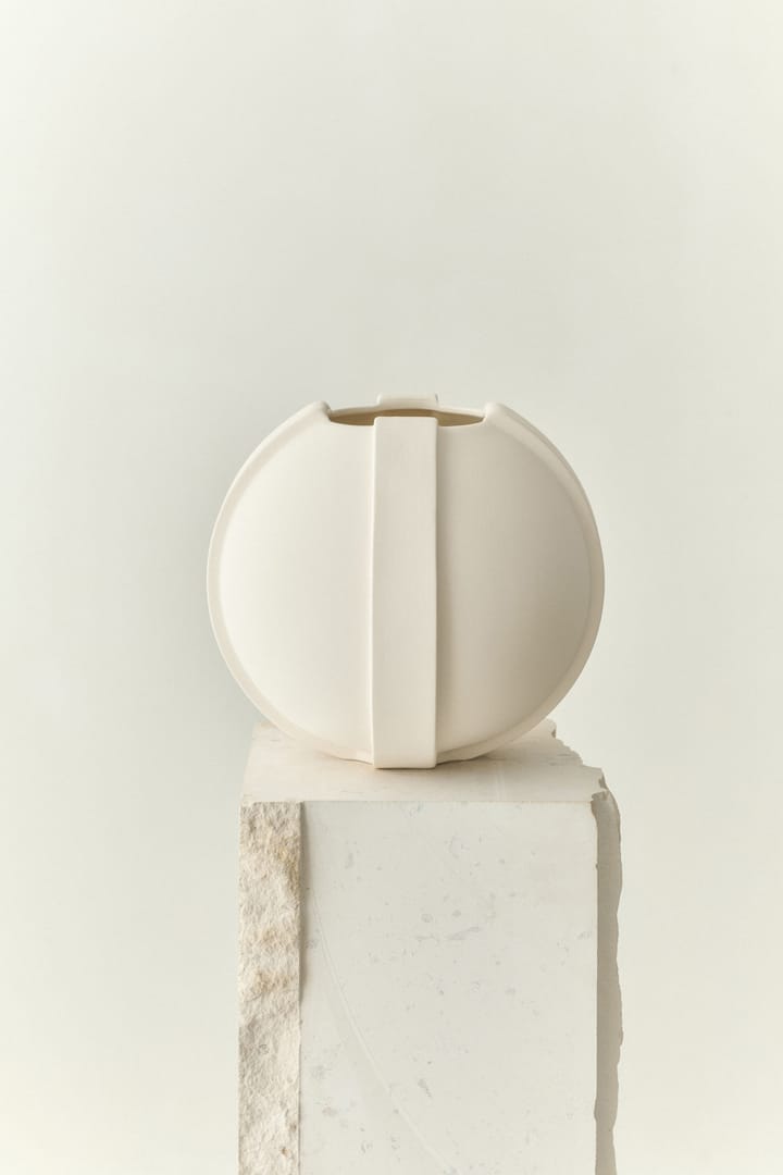 Jarrón Vinci 01 29 cm, Raw White Louise Roe