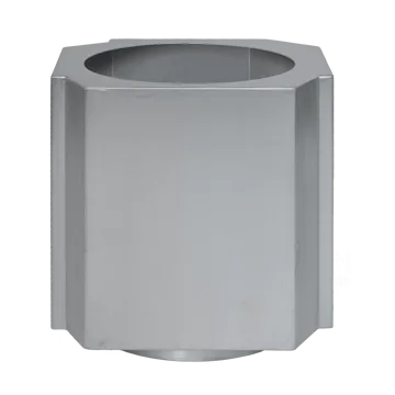 Maceta Funki L 52 cm - Brushed Aluminium - Louise Roe