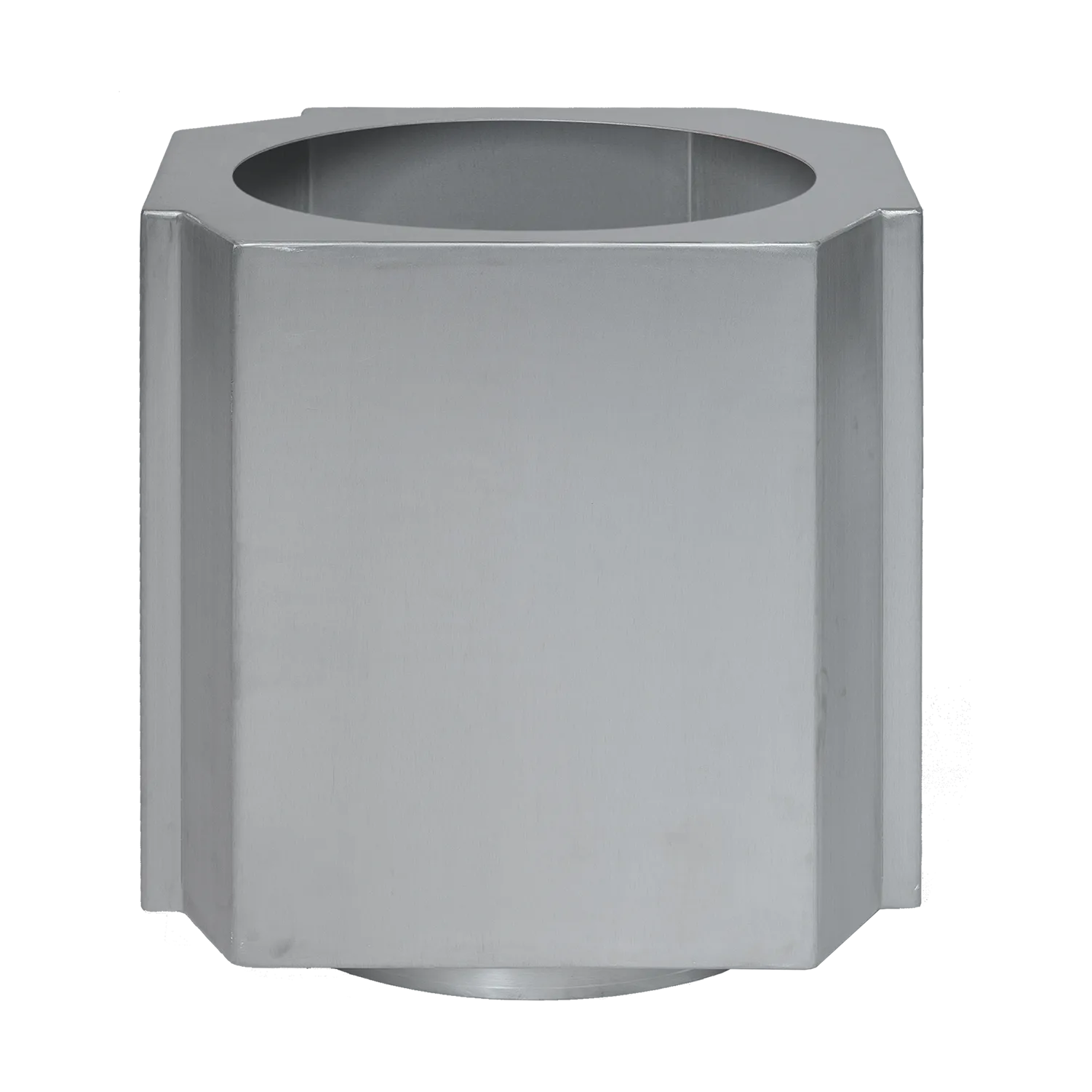 Maceta Funki M 40 cm, Brushed Aluminium Louise Roe