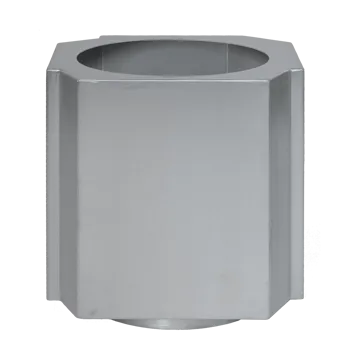 Maceta Funki M 40 cm - Brushed Aluminium - Louise Roe