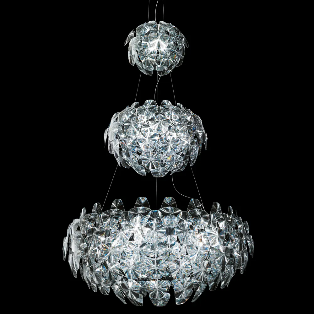 Lámpara colgante Hope D66/12, Transparent Luceplan