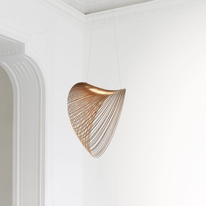 Lámpara colgante Illan, Birch, ø80cm Luceplan