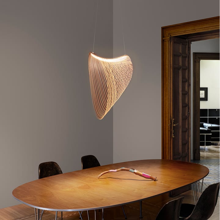Lámpara colgante Illan, Birch, ø80cm Luceplan