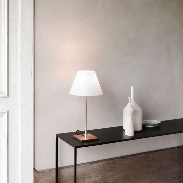 Lámpara de mesa Costanzina D13 pi.c, Blanco, on-off switch Luceplan