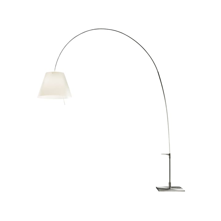 Lámpara de pie Lady Costanza D13E d - Pantalla blanca, base de aluminio - Luceplan