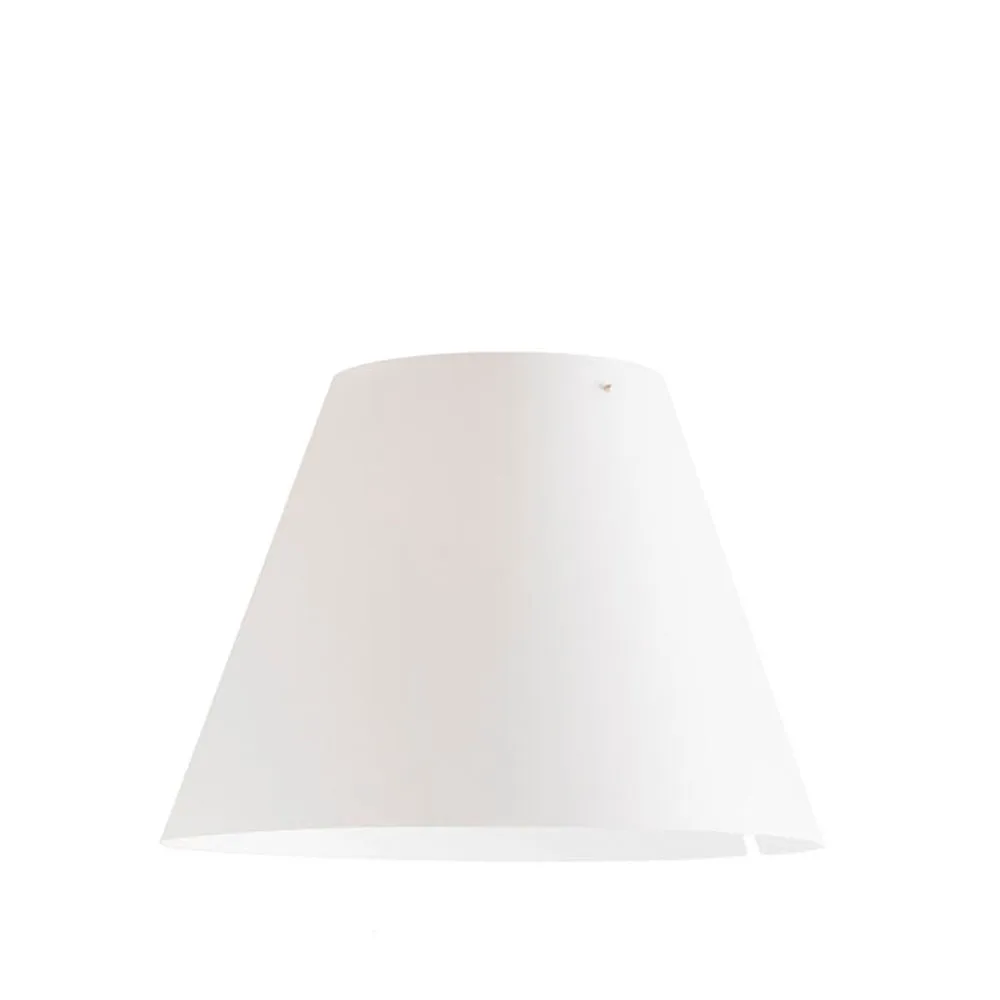 Pantalla de lámpara Costanza D13/1/4, Blanco Luceplan