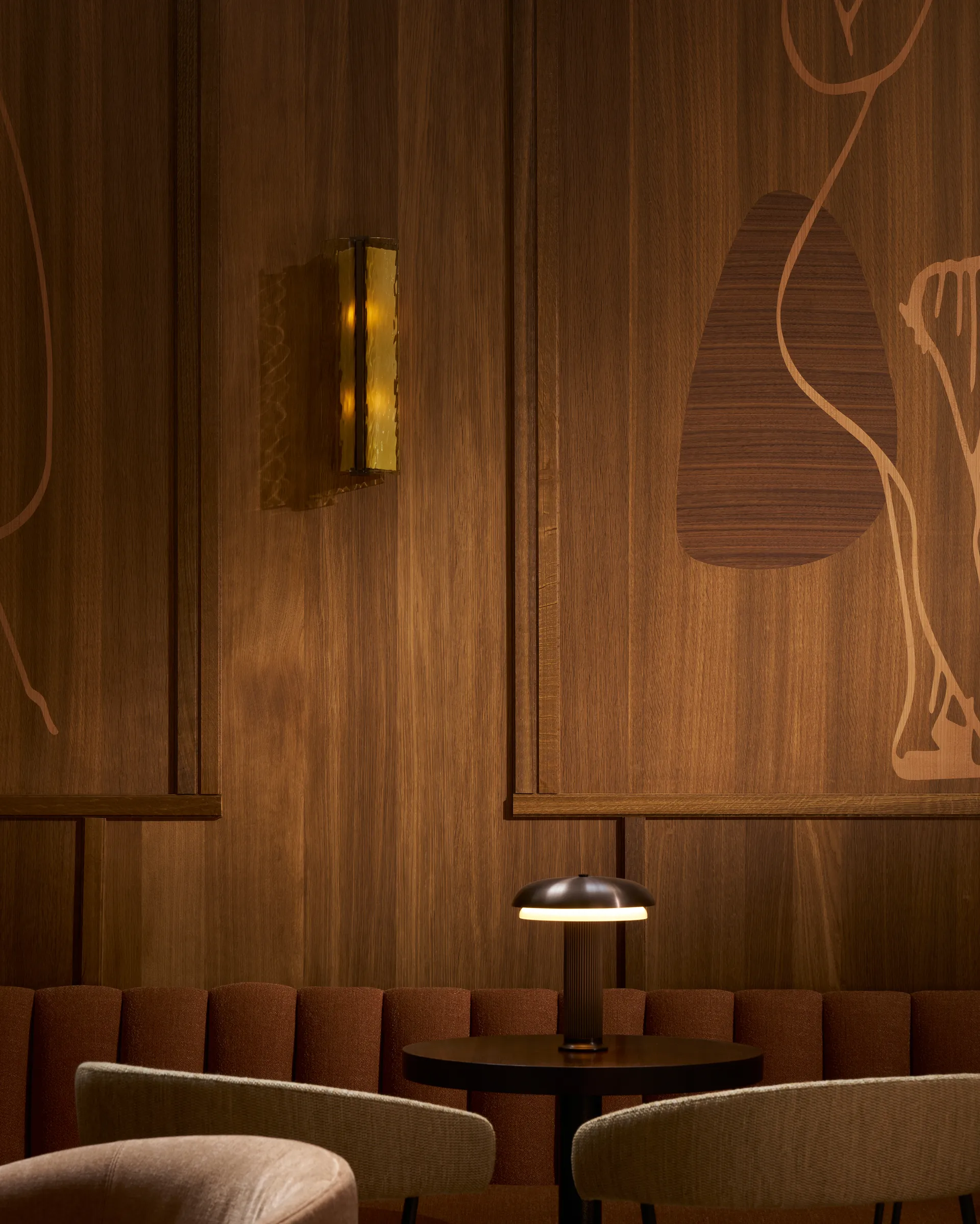 Aplique de pared Ryff, Bronce LYFA