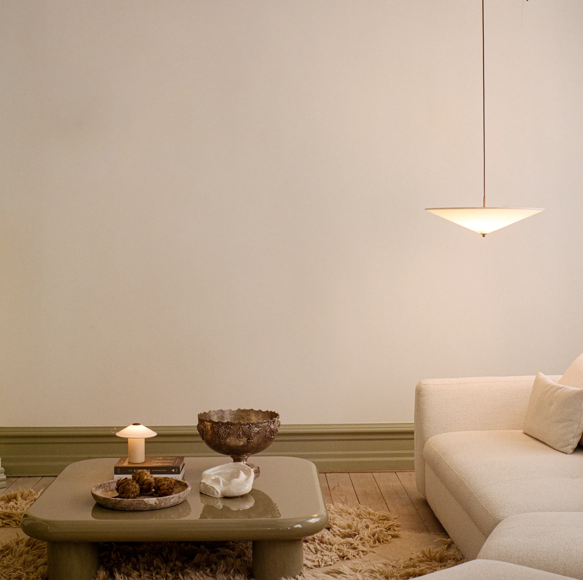 Futé 600 lámpara colgante, Lona LYFA