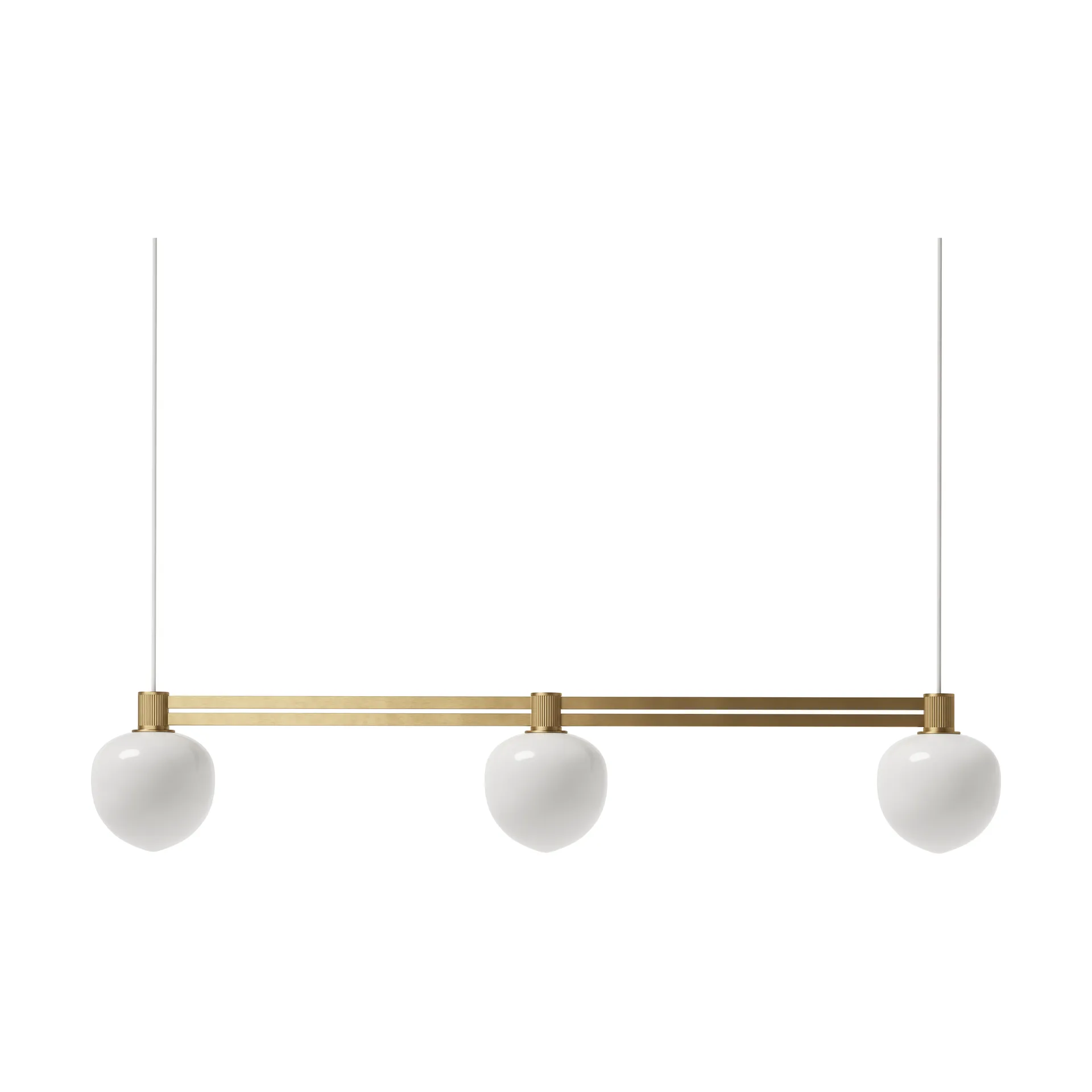 Lámpara colgante Memoir III Side By Side 120, Brass LYFA