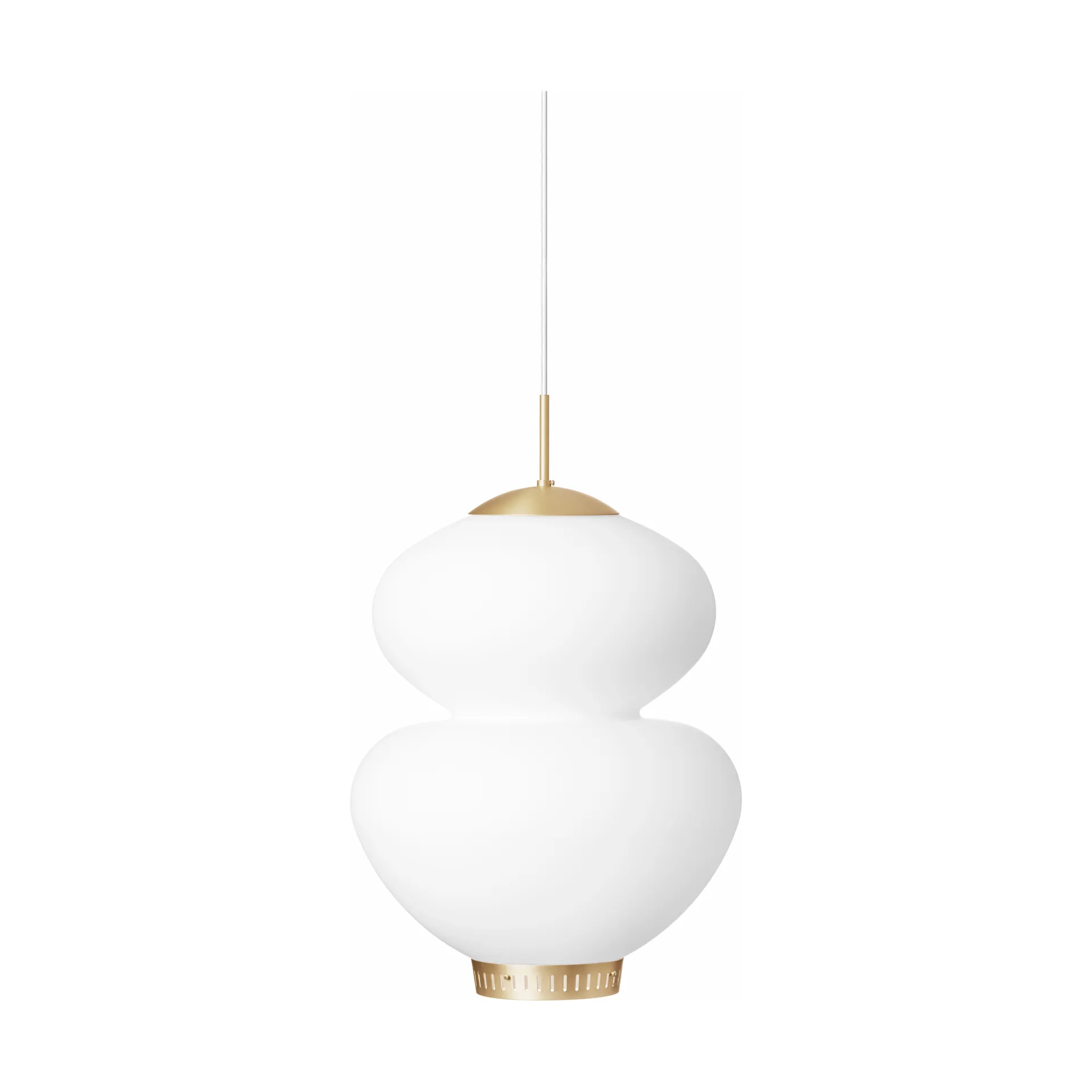 Lámpara colgante Peanut 400, Opal glass LYFA