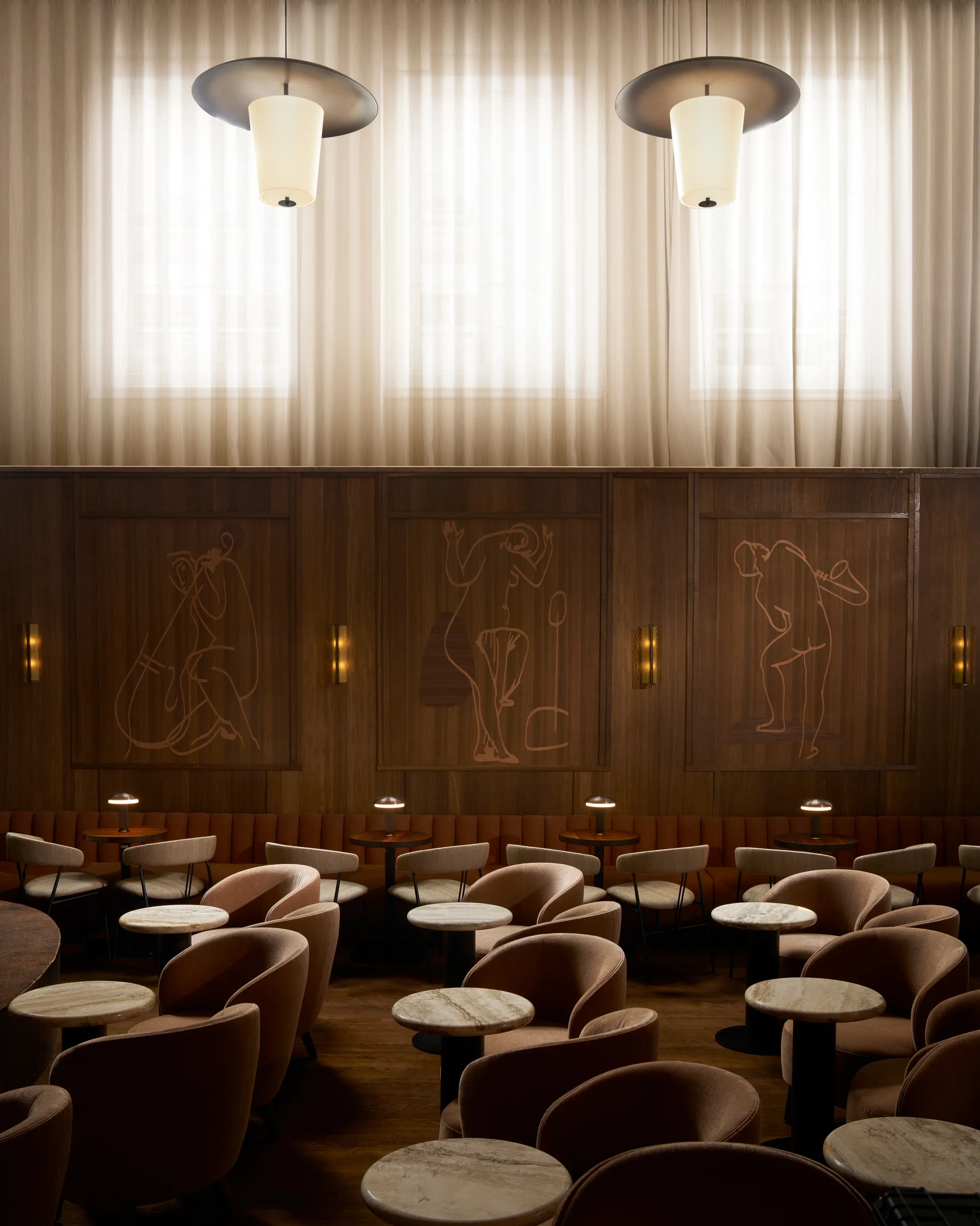 Lámpara colgante Toton 1000, Bronce LYFA