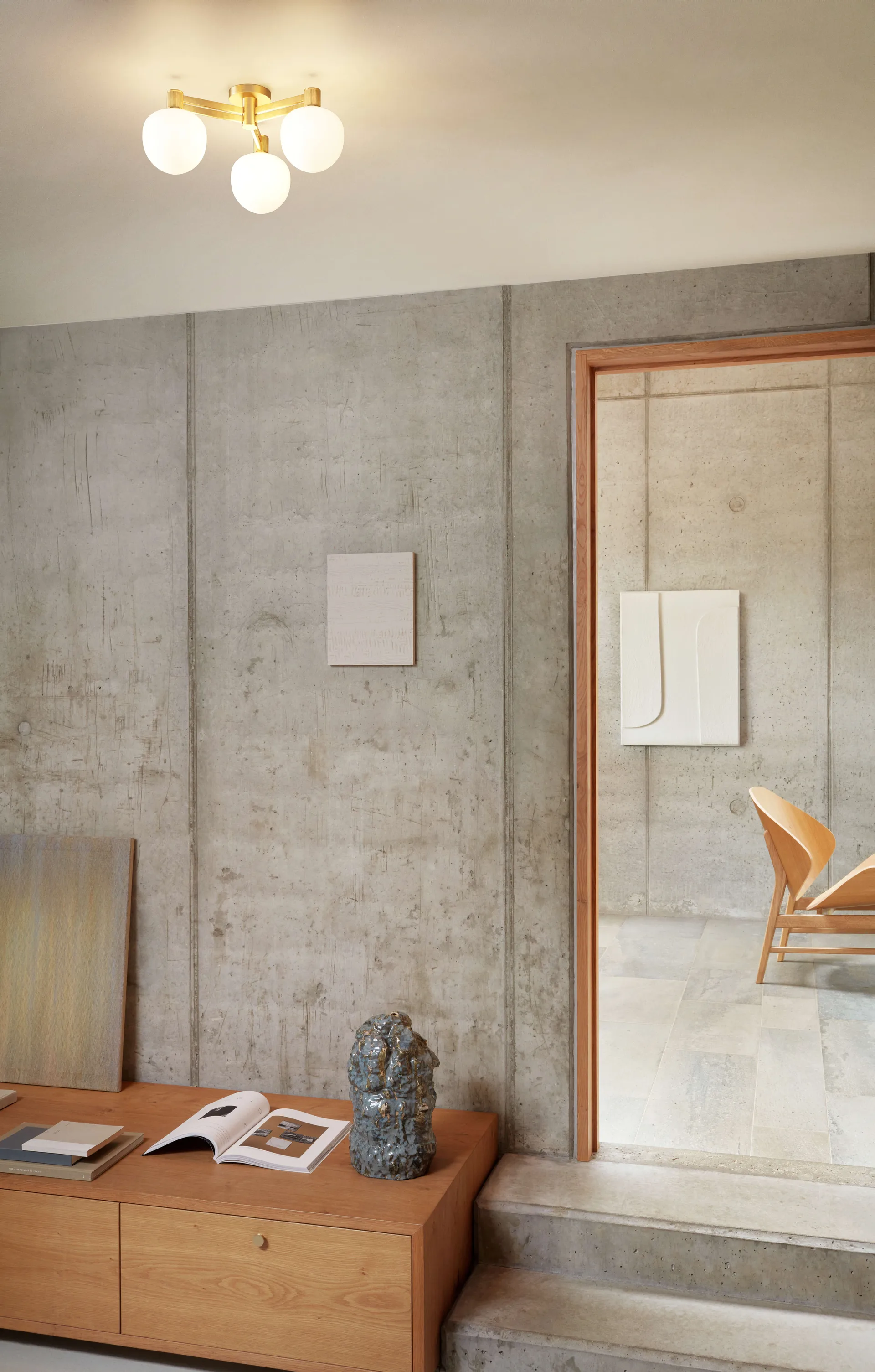 Plafón Memoir III 120, Brass LYFA