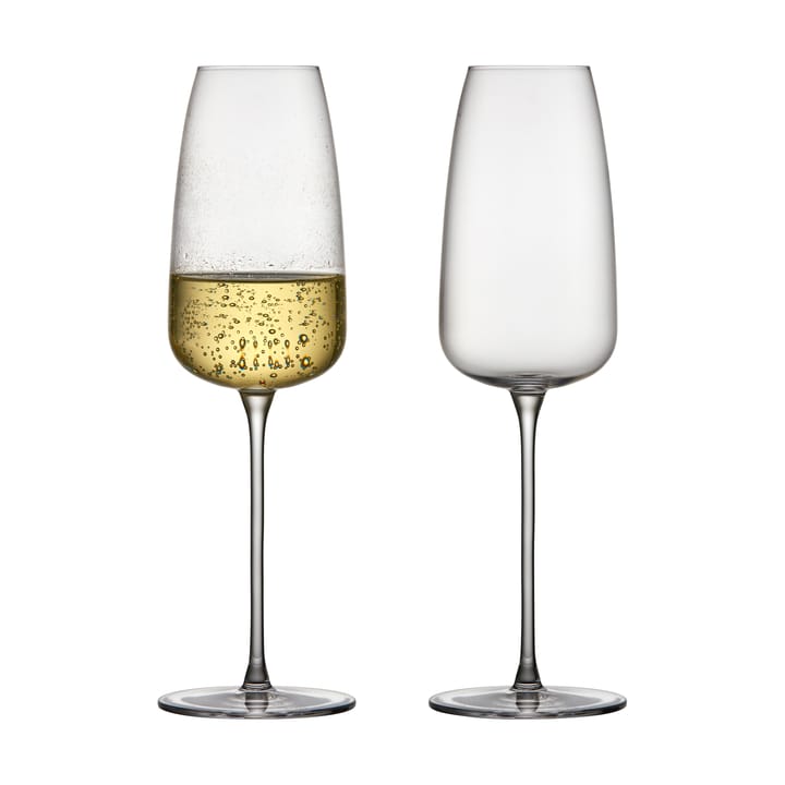 2 Copas de champán Veneto 36 cl - Clear - Lyngby Glas