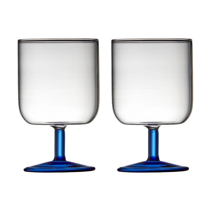 2 Copas de vino Torino 30 cl - Clear-blue - Lyngby Glas