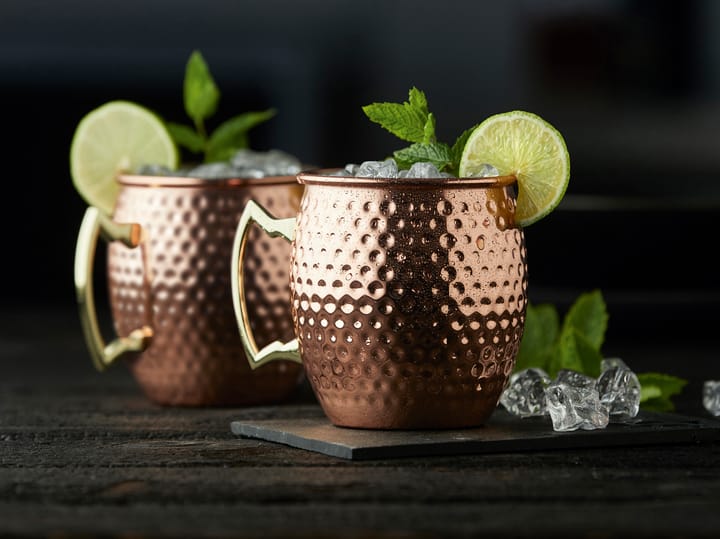 2 Tazas Moscow mule 55 cl, Cobre Lyngby Glas