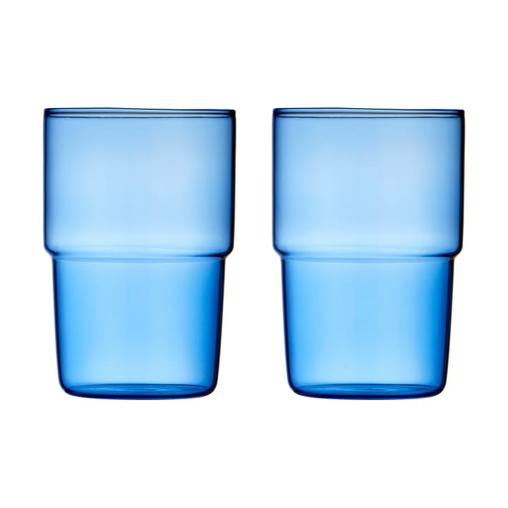 2 Vasos Torino 40 cl - Blue - Lyngby Glas