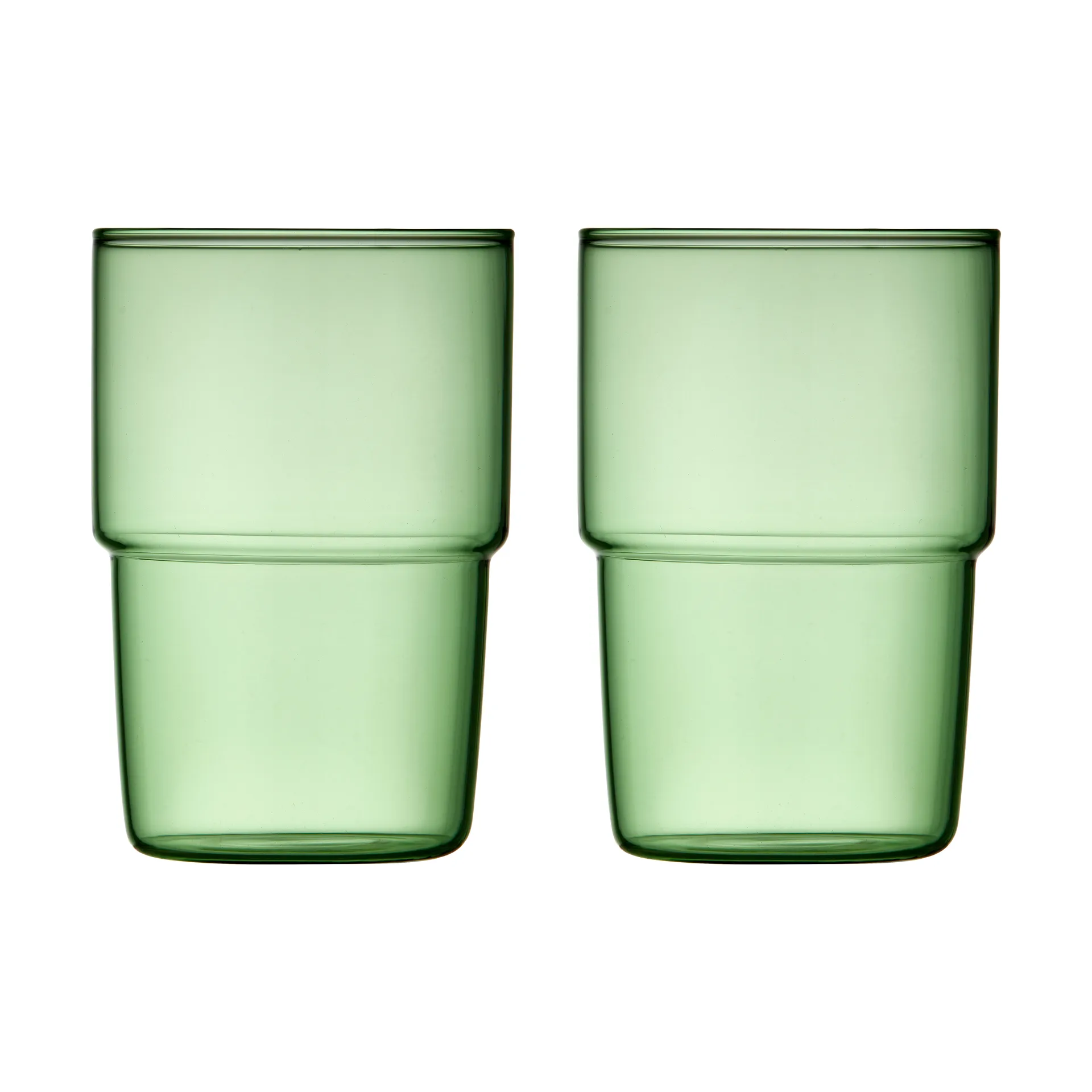 2 Vasos Torino 40 cl, Green Lyngby Glas