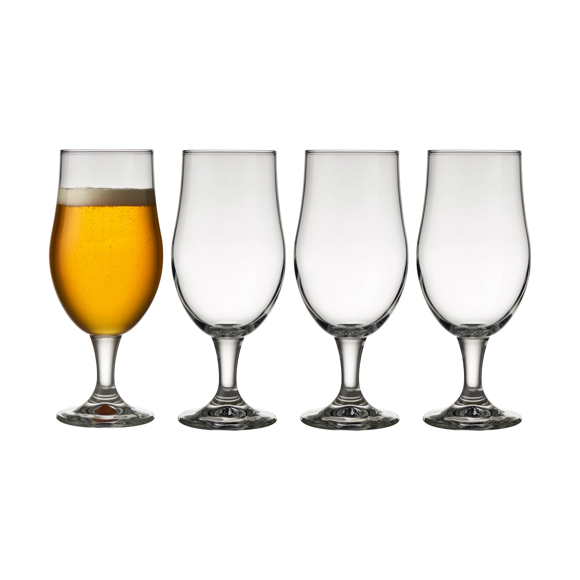 4 Copas de cerveza Juvel 49 cl, Transparente Lyngby Glas