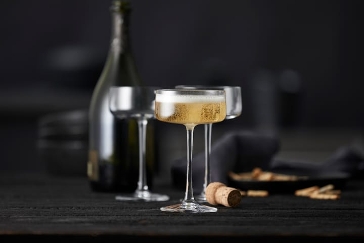 4 Copas de champagne coupe Zero 26 cl, Cristal Lyngby Glas