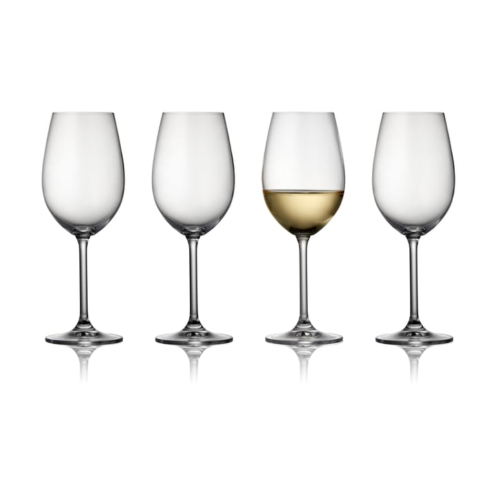 4 Copas de vino blanco Clarity 35 cl - Clear - Lyngby Glas
